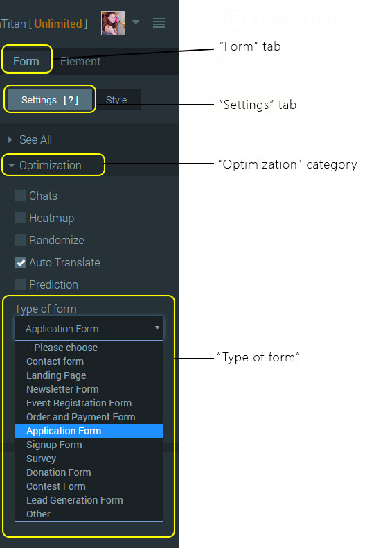 Why should I specify my form type?